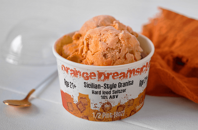 granita, ice cream, kinney creek brewery and med city seltzer, rochester minnesota